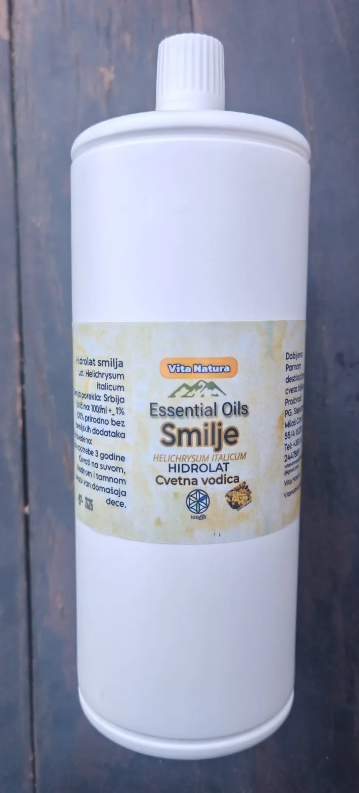 Hidrolat (cvetna voda) smilje, divlja šargarepa